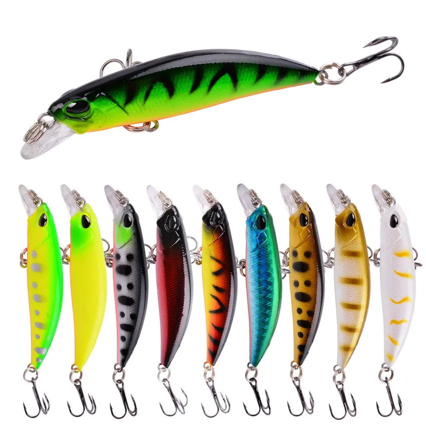 Hot Selling 6.8cm Mino Fishing Lure Multiple Colors Slow ABS Plastic 8# Lake Stream Saltwater Fishing Attracts Marlin Bream
