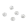 Vekeklee YSH7299 Round Silver Beads for Teeth Grillz Decoration-Third Party Certified DIY Caps Findings Jewelry Accessories