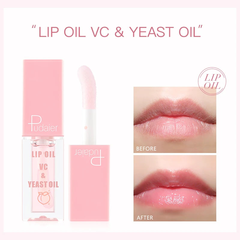Wholesale Pudaier Mirror Lip Gloss Long Lasting Moisturizing Lip Oil Transparent Organic Lipstick Makeup