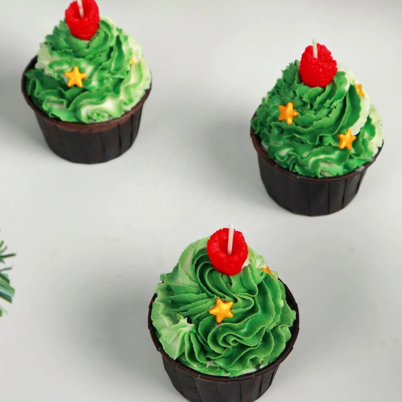 Creative Funny Emulate Bramble Matcha Cupcake Fragrance Aromatherapy Scented Candles Birthday Christmas Thanksgiving Present