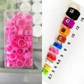 Bird Ring Plastic Open Bird Foot Rings Digital Number Rings 8mm 9mm Finch Leg Band Pigeon