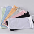 Custom Eco-friendly Sunglasses Pouches Microfiber Drawstring Bags Fashion Portable Glasses Bag With Logo