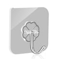 Wholesale Hot Selling Non-trace Strong Adhesive Non-punching Transparent Wall Hooks Magic for Coat Kitchen Bathroom or Door Use