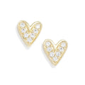 925 Sterling Silver Mini Heart Cute Hawaiian Stud Earring Jewelry