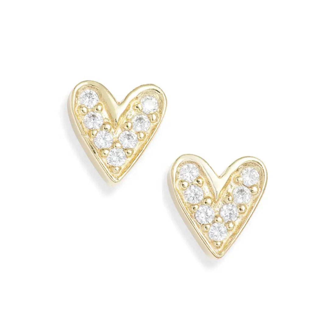 925 Sterling Silver Mini Heart Cute Hawaiian Stud Earring Jewelry