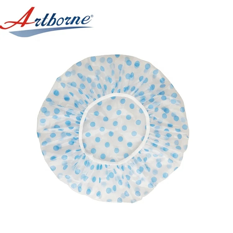 Artborne Disposable Cap PEVA/EVA Material Pink 27CM Diameter for Hotel Use Plastic Cap MegaBDM