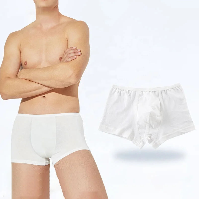 Hot Sailing Wholesale Customized Style Eco Friendly Travel Spa Message Boxer Men's Underwear Disposable