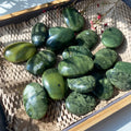 Hot Sale Natural Hsiuyen Jade Palm Crystal Polished Tumbled Beauty Healing Stone for Home Fengshui Decoration