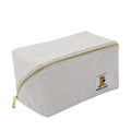 Bio Natural Cotton Waterproof Multi Functional Rectangular Cosmetic Storage Bag Cute Cosmetic Make up Case Bag for Ladies