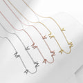 NEW Fashion Minimalist Jewelry 925 Sterling Silver Letter Necklace Gold Plated Necklaces for Women Mother's Valentine's Day Gift