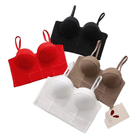 Hot Selling Fashion Push up Adjustable Vest Tube Women's Shaping Tank Top Bustiers 1/2 Cup Bras Spandex Mesh Vintage Corsets