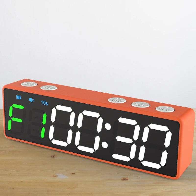 Portable LED Programmable Running Racing Mechanical Stopwatch Clock Custom Logo Mini Digital Kitchen Gym Fitness Sports Timer