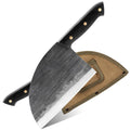 Custom Kitchen Knives Full Tang Serbian Knife Handmade Clad Forged Steel Chef Knife Cleaver Butcher Chinese Chopper