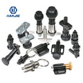 Fasteners Carbon Steel Spring Loaded Locking Safety Indexing Plunger with Black Knob DIN Model
