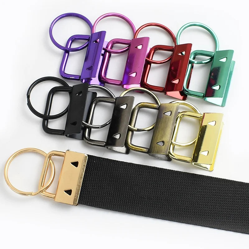 Meetee BK106 25mm Handbag Accessories DIY Handmade Alloy Buckle Bag Strap Tail Clip Key Chain Pendant End Clamp Connect Clasp