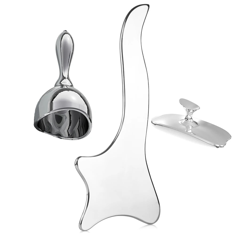Stainless Steel Therapy Kit Wood for Maderoterapia Body Sculpting Massage Tools Metal Massage Tool