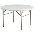 Wholesale Factory Custom 6FT 8FT Outdoor Folding Portable Furniture Wedding Party Banquet Round Plastic Table for Events