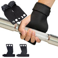 2023 Custom Logo Carbon Fiber Leather Gym Gloves 3 Hole Hand Palm Grips for Weightlifting CrossFit Gymnastics Premium Fitness