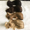 Natural European Virgin Human Hair Silk Base Fake Scalp  Jewish Kosher Wigs