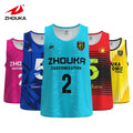 Wholesale Sublimation Football Vest  Tops Custom Printed Football Bibs Training Football Practice Vests Men Soccer Bib