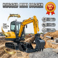 FREE SHIPPING EPA Kubota Engine 1T 3T Small Excavator CE EURO 5 Mini Digger Garden Farm Home Use 3.5 T Mini Micro Bagger Price
