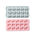 HY 15 Grids Cute Duck Chocolate Silicone Mold Ice Cube Candy Sugar Cake Mould DIY Dessert Mousse Baking Tools
