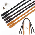 New Spot PU Leather Bag Strap 72cm Lengthened Rivet Leaf-Shaped Imitation Leather Handbag Shoulder Strap