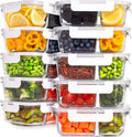 Glass Food Storage Meal Prep Containers  2 Compartment Lunch Box With Lid for Food Storage