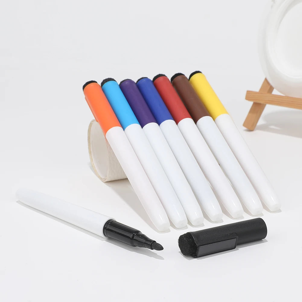 Quick Dry Wipe Markers Non-toxic Whiteboard Marker With Eraser