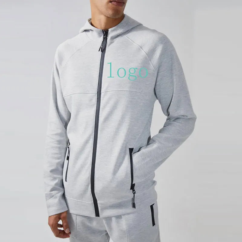 Custom Printing Breathable Gym Fitness Sportswears  Training  Workout Tracksuits Men Two Piece Set