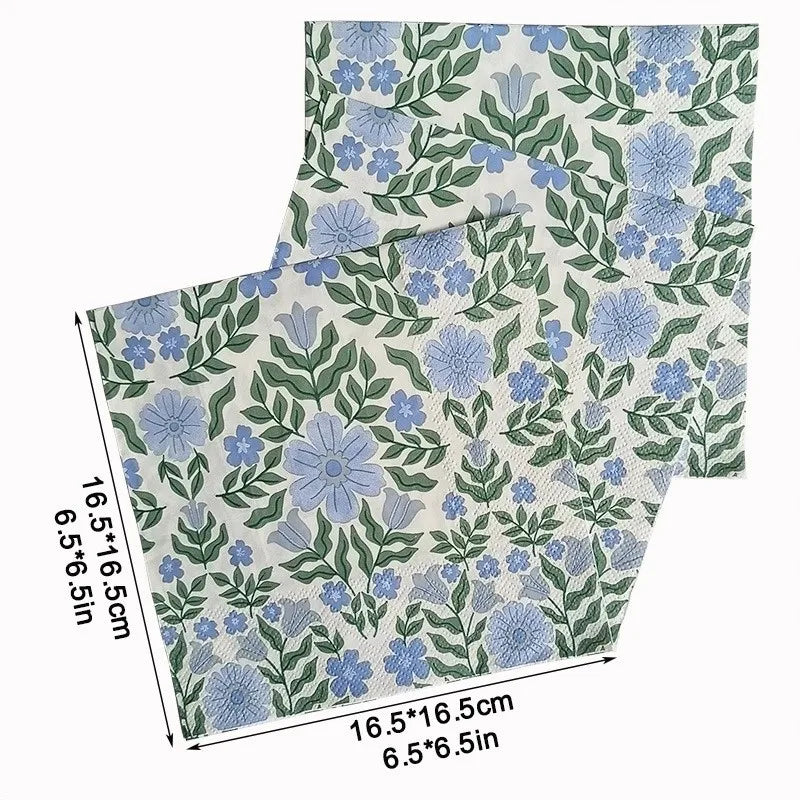 33*33cm 20PCS Disposable Paper Kitchen Napkin High Quality 2Ply Wedding Napkins Custom Logo Classic Style Party Tableware