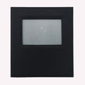 Stock 6'' Leatherette Photo Frame Black Laserable Leather Photo Frame