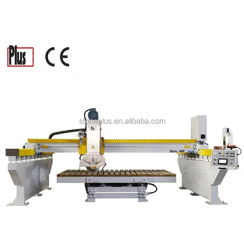 STONEPLUS Basic400 Natural Marble Slab Stone Cutting Machine 23kw Motor CE Certified Long Service Life Ship to US