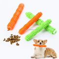 OEM & ODM Natural TPR Rubber Tough Durable Squeaky Interactive Pet Dog Chew Bone Stick Toy for Aggressive Chewers