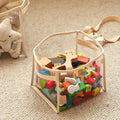 Transparent PVC Children's Toy Storage Basket Building Blocks Plush Toy Storage Box Large Capacity Multi-Functional Organizer