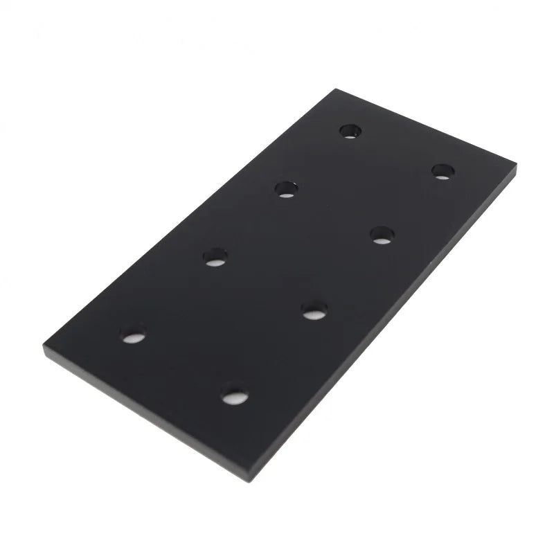 China Manufacturer 6057  High Quality 8 Hole  Joining Plate Strip Aluminium Plate for 4080 Aluminium Profile 40*40 80*80mm
