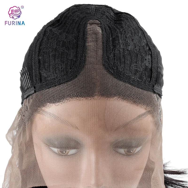 Cost Effective No Irritation Fashionable Natural Black Straight Bob 200g Raw Human Hair Lace Front Wigs for Women