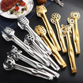 Heavy Duty 304 Stainless Steel Serving Spoons Buffet Server Serving Tongs Long Size Kitchen Tongs Buffet Tongs