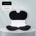 Ergonomic Lumbar Support Cushion Memory Foam Filling Anti-Dust Mite Integrated Backrest for Office Long-Term Sitting Fatigue