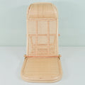 Natural Rattan Beach Chair Hand - Woven Lounger for Beach & Poolside Relaxation