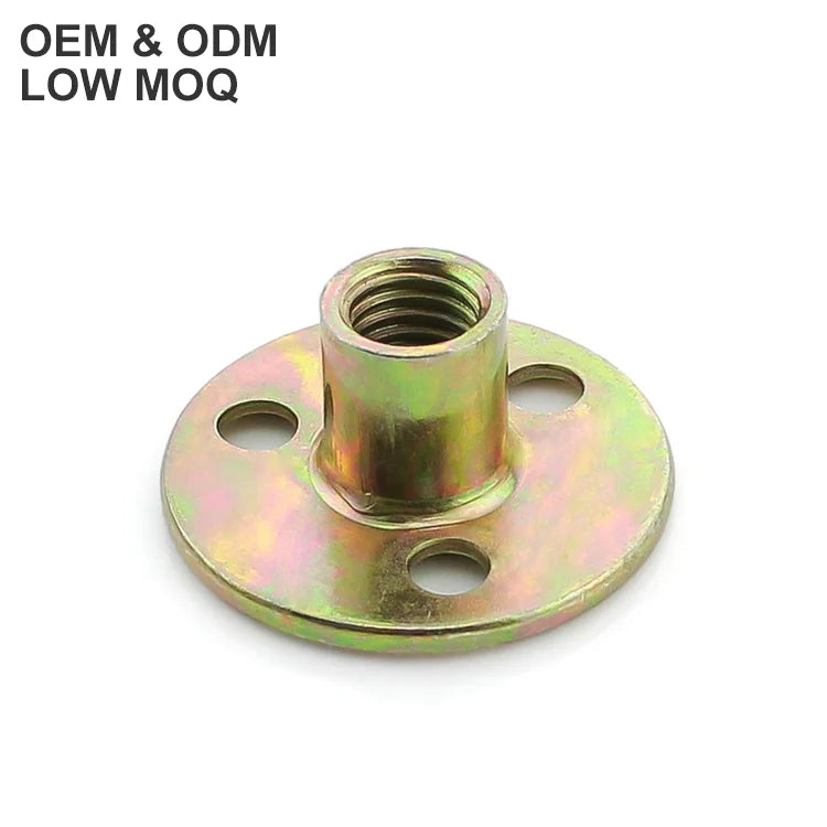 M6 M8 M10 Brand Round Base Tee Nut with Two or Three Hole