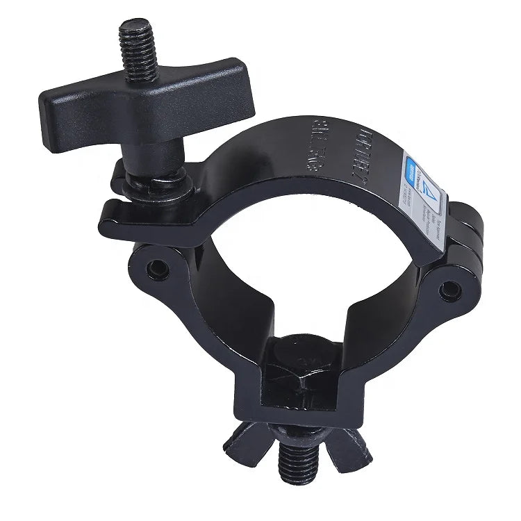 (1.2-1.6)Inch Black Small Size Truss Clamp with S Handle Fit for (35- 40)mm Tube Stage Lighting Clamp Dj Lights Clamp for Stage