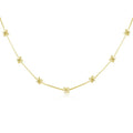 Wholesale Silver Necklace Jewelry 925 with Gold Plated Charm Chain Necklaces