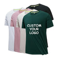 Sportswear Breathable High Elasticity Sport Soft Quick Dry Tshirt Blank Custom Logo Men T-shirt Cotton Gym T Shirt for Men