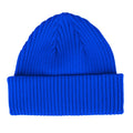 GOTS Certified 100% Organic Cotton Winter Kids Toque Cap Rib Knit Cuffed Custom Logo Beanie for Girls and Boys