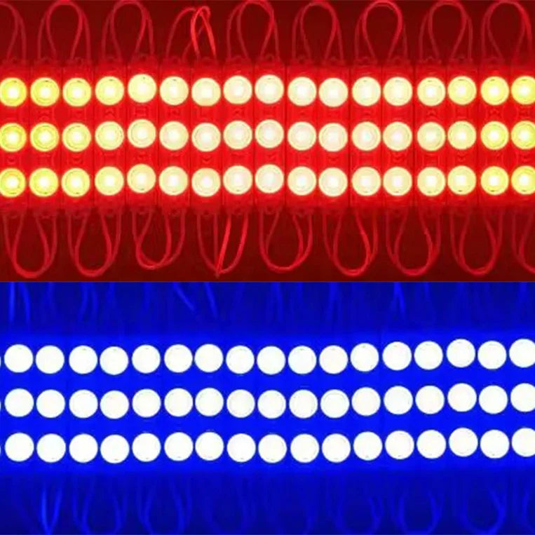 AC110V 220V 3030smd 1.8W 3 LEDs Module Lights White Red Green Blue Waterproof for Signage Display Letter Sign Advertising Bar