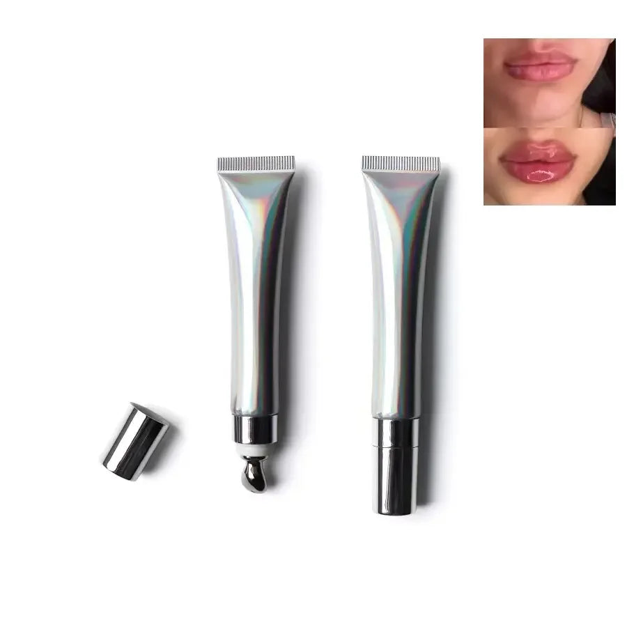 New Arrival Vegan Lip Plumper Soft Tube Lip Oil Custom Logo Fruit Flavor Shining Pigmented Lip Gloss Moisturizing Makeup