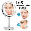Lighted Makeup Mirror Touch Screen Chargeable Desktop Led Cosmetic Vanity Mirror