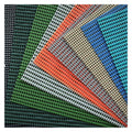100% Polyester PVC Coated Mesh Fabric Tarp Materials Vinyl Mesh Fabric for Sunshade