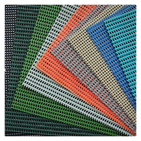100% Polyester PVC Coated Mesh Fabric Tarp Materials Vinyl Mesh Fabric for Sunshade